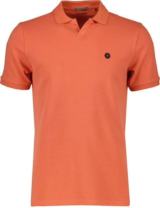 No Excess Polo - Modern Fit - Rood - 3XL Grote Maten