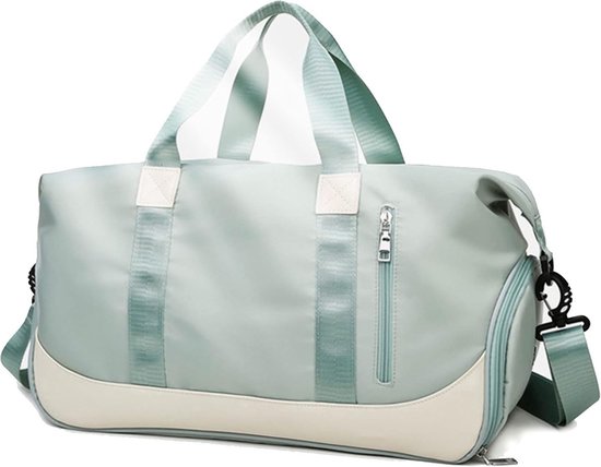 FRETHIND 50L Heren Reistas met Toilettas Set Dames Sporttas met Schoenenvak Handbagage voor Weekend Fitness Camping Gym Sauna (Zwart