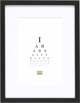 Deknudt Frames fotolijst - zwart met passe-partout - 50x75 / 60x90 cm