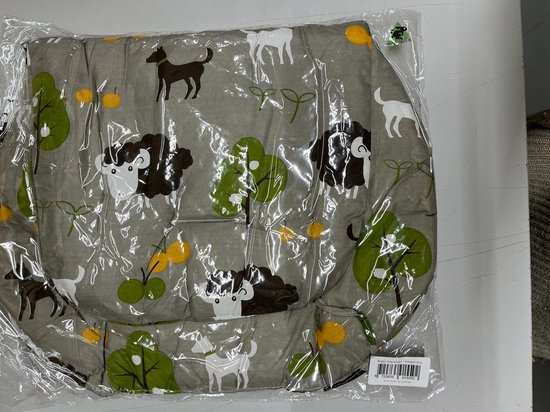 Allernieuwste.nl® Buggy Inleg Kussen Schapen Grijs - Tweezijdig bruikbaar - Kinderwagen - Kinderstoel hoes - Wasbaar van Allernieuwste.nl® — afbeelding 5