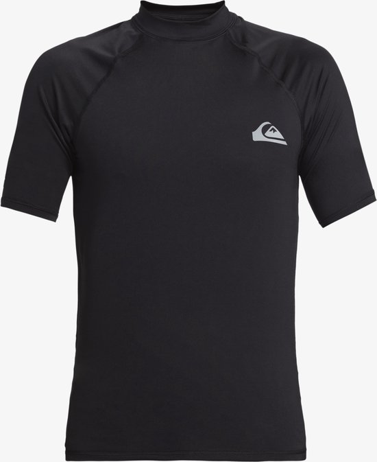 Quiksilver - UV-surf T-shirt voor heren - Everyday - Korte mouw - UPF50+ - Zwart - maat L