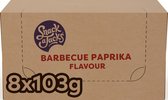 Snack A Jacks Rijstwafel Barbecue Paprika - Tussendoortje - 8x103 gram