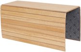Flexibele armleuning-tray Gemaakt van bamboe - 41 x 33 cm - bruin