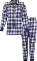 Irresistible Dames Pyjama - Flanel - Blauw - Maat XL
