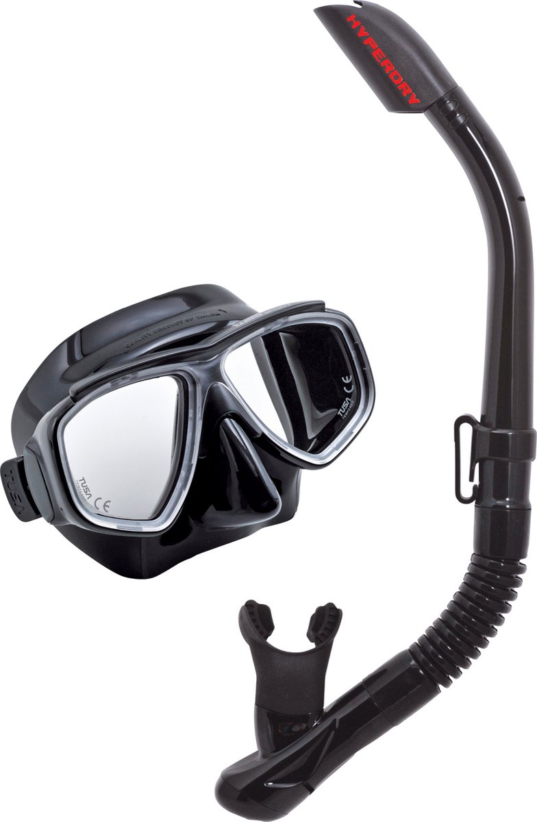 TUSAsport UC7519 Splendive Snorkelset | Comfortabel Splendive Masker & Semi-Dry Snorkel voor Heldere & Zorgeloze Snorkelervaring