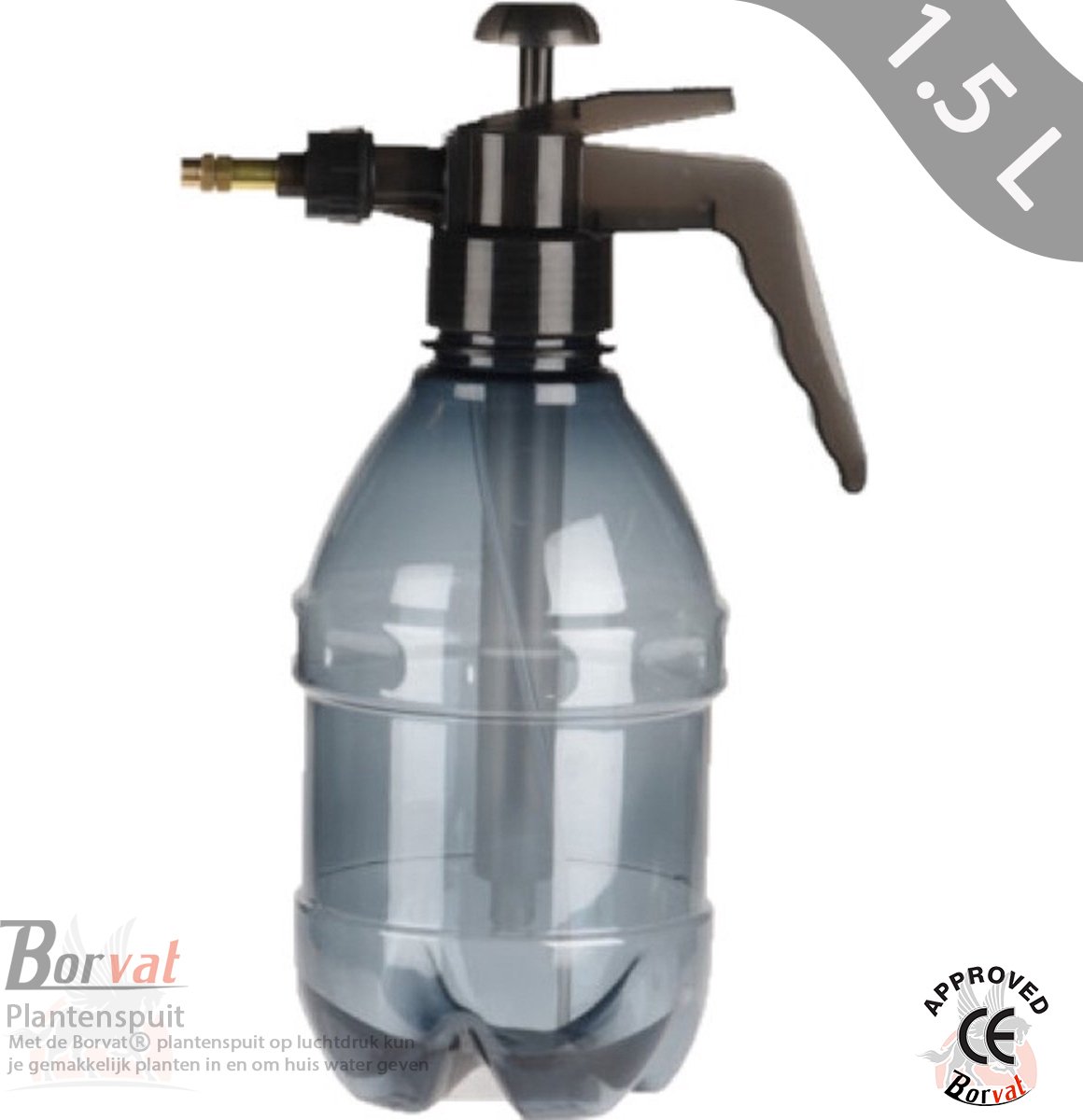 Borvat drukspuit plantensproeier Waterverstuivers Zwart 1 5 L