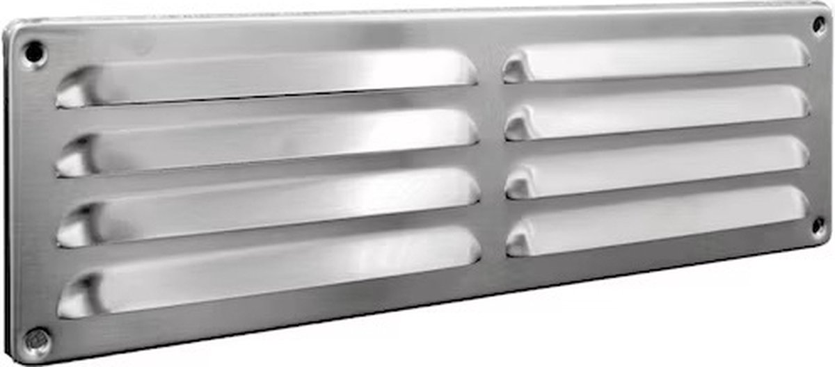 WEHA schoepenrooster 300x90mm - RVS (29013009 I)