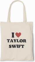 Taylor Swift Tote bag - Katoenen draagtas - Schoudertas - Taylor Swift Merch - Swiftie - I love Taylor Swift