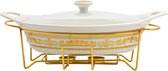 Chafing Dish Floral Oval 1.5L
