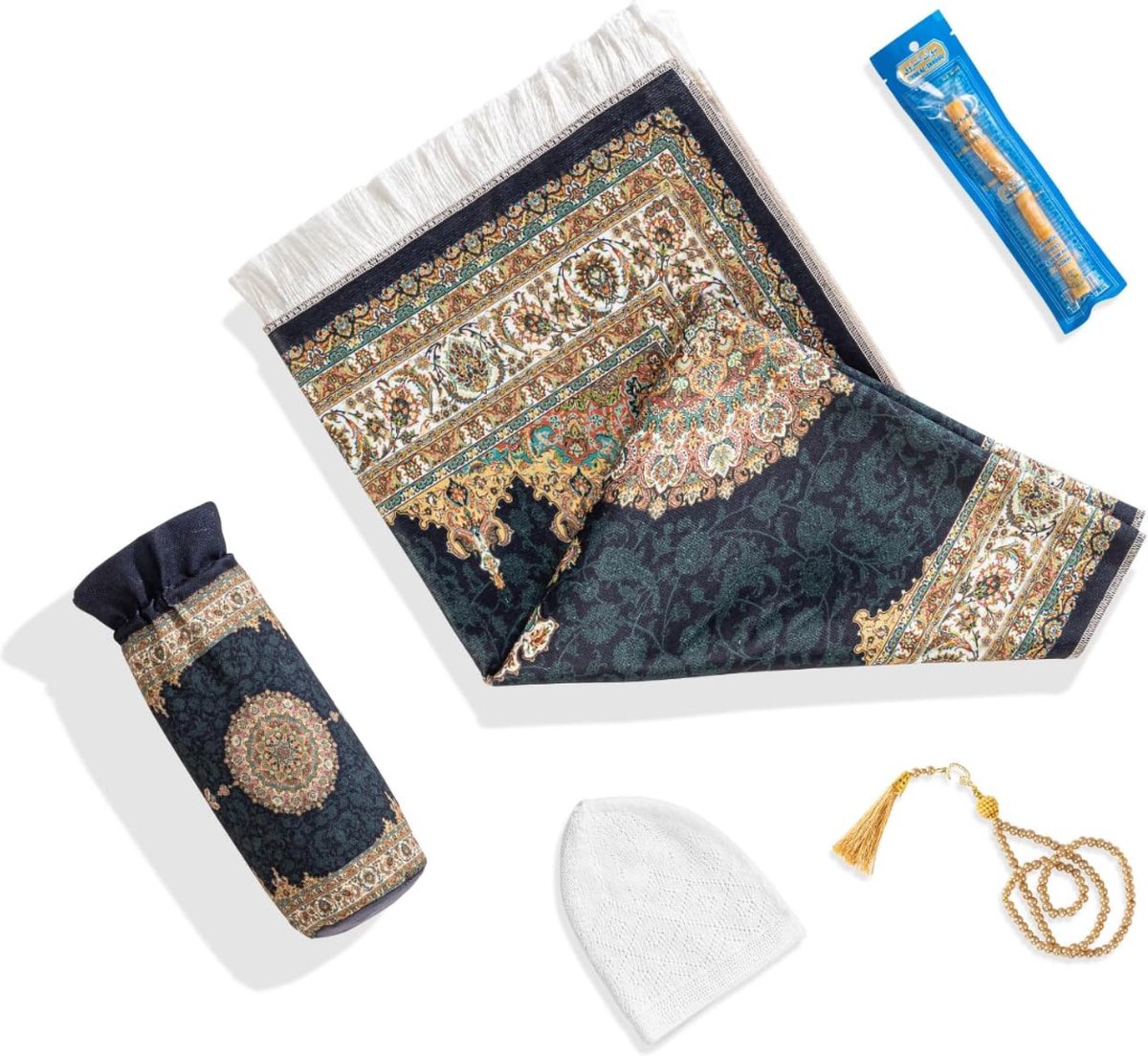 Islamitische Geschenkdoos - Gebedskralen - Compleet Gebedsritueel met Extra's