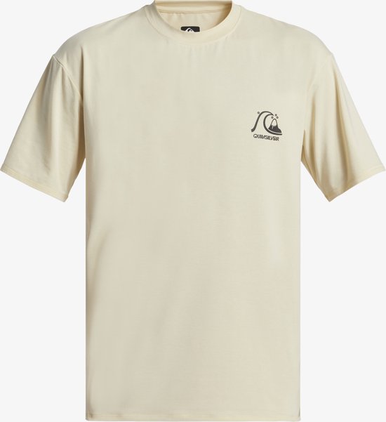 Quiksilver - UV-surf T-shirt voor heren - DNA Surf - Korte mouw - UPF50+ - Oesterwit - maat L