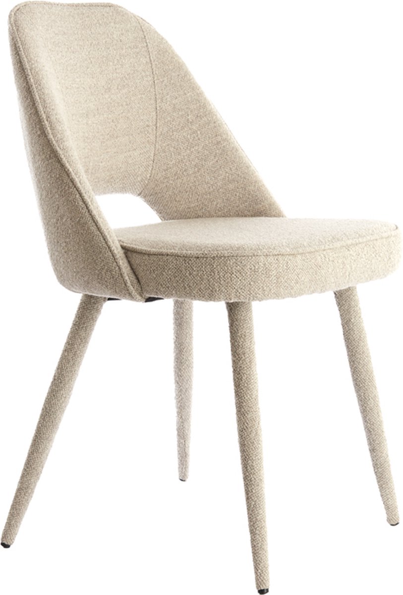 Eetkamerstoel DJESLIN - 57x51x84cm - Grijs