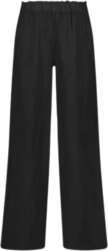 Broek Zwart Silky pantalons zwart
