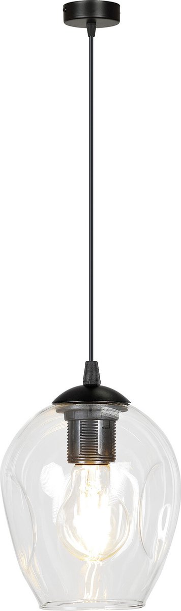 Emibig Nokia transparant glas enkele pendellamp E27 - Perfecte verlichting voor moderne interieurs