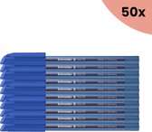 50x stylo à bille Schneider Vizz M bleu