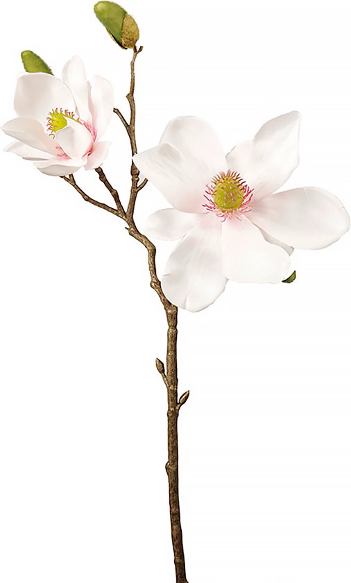 Roze kunstmatige magnolia steel H53