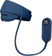 EyeMash - Oogmassage Apparaat - Hoofdmassage - Massage Apparaat - Eye Massager - Verbeterd Slaapkwaliteit - Bluetooth - 5 Warmte standen - Blauw