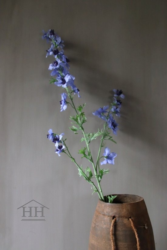 Kunstbloem - delphinium - lila - 93 cm - nepbloemen - zijden bloem