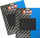 Papier de verre professionnel SAM - waterproof - grain 180 - ponçage et ponçage de peinture, vernis et enduit - très approprié pour la peinture automobile - 2 x 5 pièces