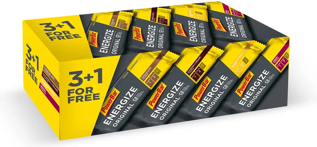 Goedkoopste Powerbar Energize Bar Original 3 1 gratis