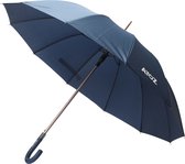 A To Z Traveller Paraplu - Luxe Umbrella - 112cm - Stormbestendig - Marine blauw