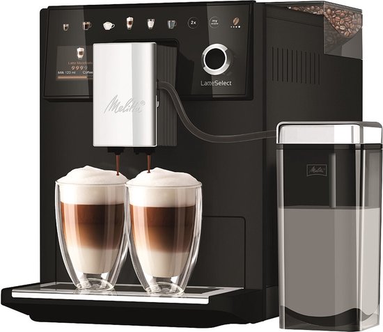 Melitta Latte Select volautomatische Espressomachine 630-212 zwart van MELITTA — afbeelding 2