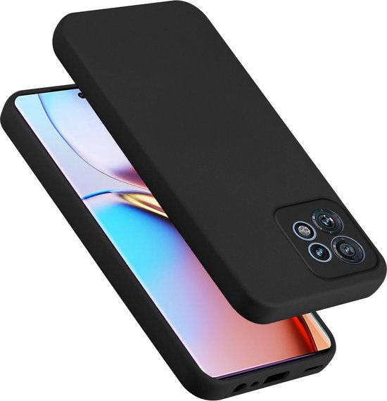 Cadorabo Case adapté pour Motorola Edge 40 Pro en LIQUID BLACK - Housse de protection en silicone TPU flexible Case Cover