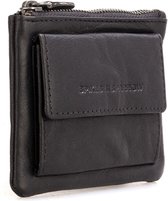 Spikes & Sparrow Rick Leather Zipper Wallet / Key Case - Zwart