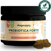 Probiotica Forte snoepjes (VLEESVRIJ) | Ondersteunt Darmflora & Spijsvertering | 100% Natuurlijk | +3 miljard Probiotica per snoepje | FAVV goedgekeurd | Probiotica Hond | Hondensupplementen | Hondensnacks | 60 hondenkoekjes