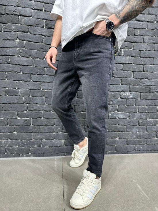 Relaxed Fit Jeans |Mannen Stretchy Loose Fit jeans | Slim fit jeans |Regular Tapered Fit Jeans - W34