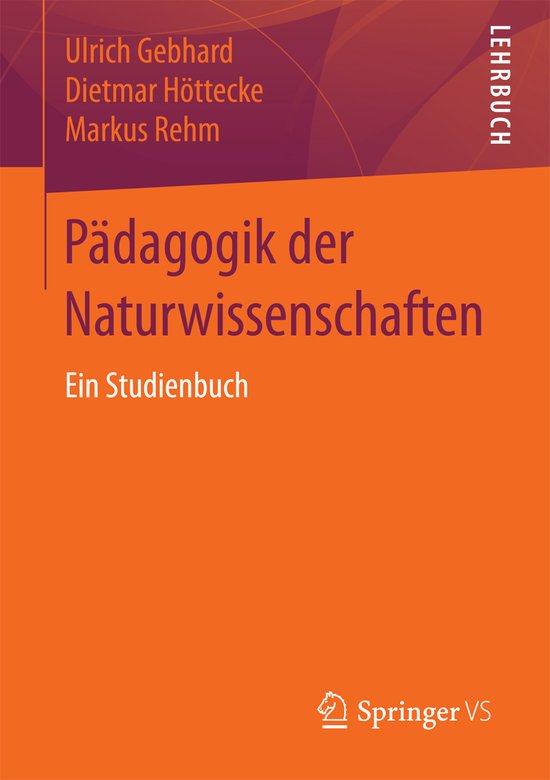Pädagogik der Naturwissenschaften - cover
