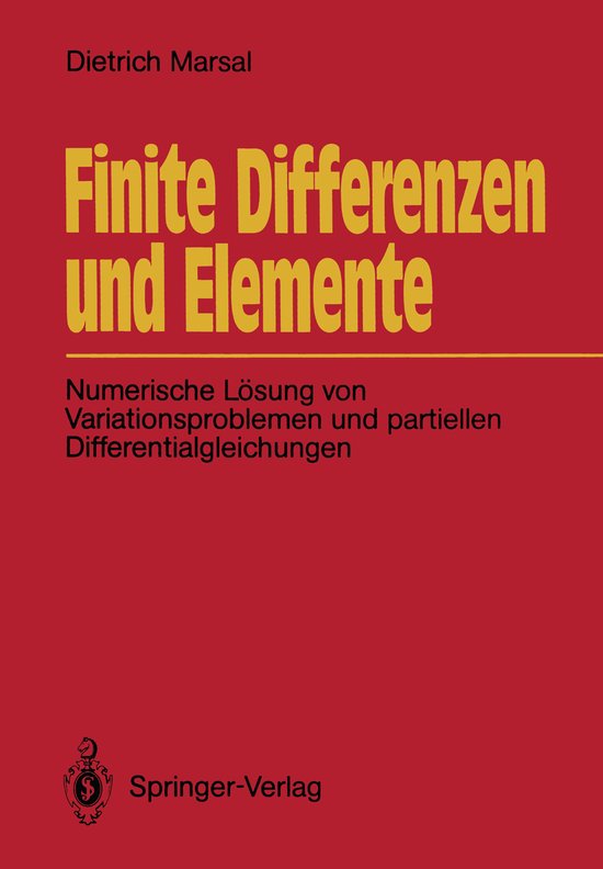 Finite Differenzen Und Elemente - cover