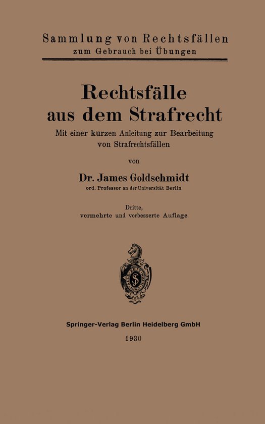 Rechtsfälle Aus Dem Strafrecht - cover