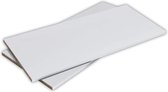 Set van 2 planken kledingkast wit - passend bij zweefdeurkast - 105 x 22 x 42 cm (B x H x D) Kledingkast