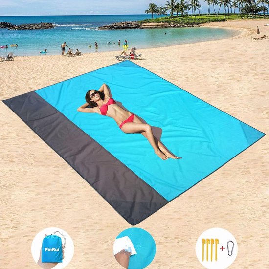 Surf Sheet Sanddichte Stranddecke - Übergroße Picknickdecke für den Surf Sheet Sanddichte Stranddecke - Übergroße Picknickdecke für den