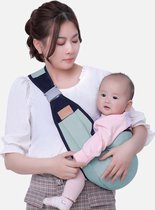 Babydrager Groen - Draagzak Rugzak Katoen voor pasgeboren tot peuters ,Baby carrier, ergonomic baby carrier - Kinderkraft baby carrier