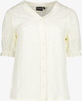 Blouse broderie femme TwoDay manches courtes blanc - Taille XL