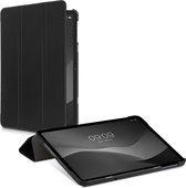 kwmobile Hoesje geschikt voor Oppo Pad Air - Kunstlederen tablet cover met standaard - In zwart