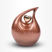 Teardrop Urn Groot 3 liter Koperkleurig Goud