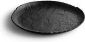 Chic Livelli Black Dinerborden - Ø 26 cm - 4 stuks - Zwarte Borden