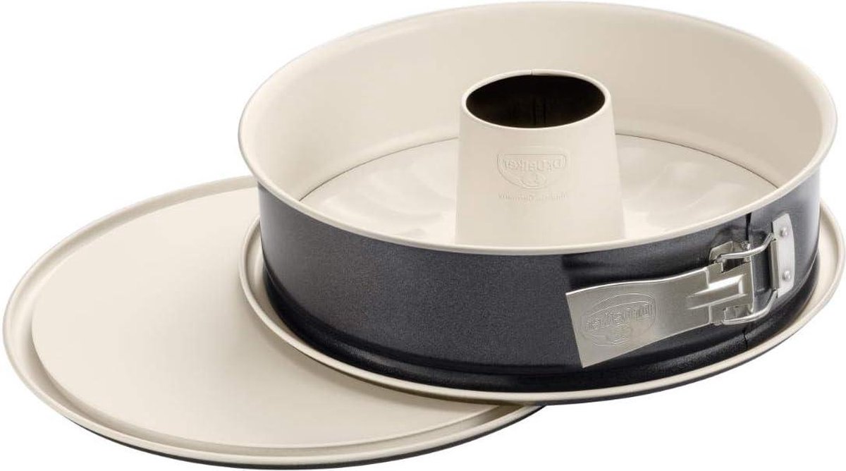 Springvorm met platte en buisbodem Ø 26 cm bak-rend taartvorm met 2 planken Springvorm