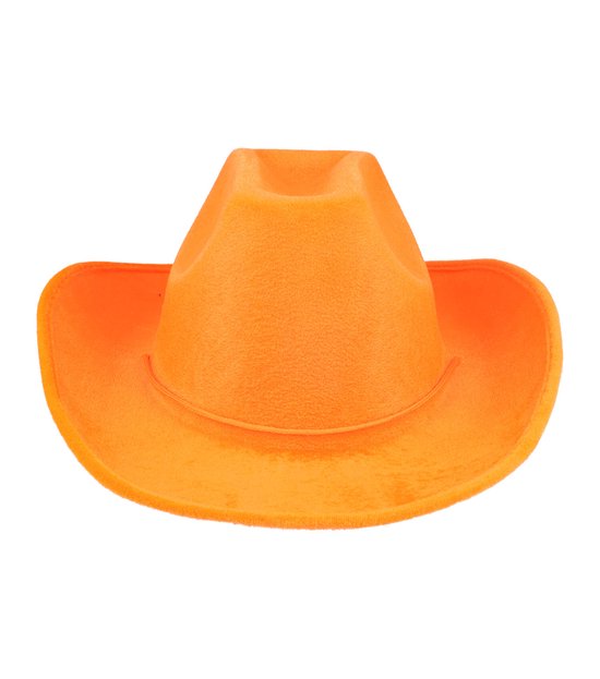 Chapeau de Cowboy Velours Oranje Cowboy Country Western Chapeau Chapeau Festival Fête À Thema