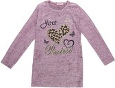 Seagull jurk panterprint you perfect glitter lila 158/164