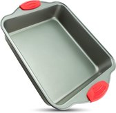 Vierkante Bakvorm van Staal 8 x 8 - Duurzaam en Praktisch met Antiaanbaklaag Square baking pan