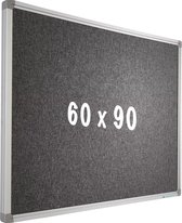 Prikbord Camira stof PRO Coleen - Aluminium frame - Eenvoudige montage - Punaises - Prikborden - 60x90cm