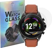 Fossil Gen 6 (2021) (42mm / 44mm) - 2 stuks Beschermglas Smartwatch screenprotectors van glas Transparante glazen schermbeschermfolie