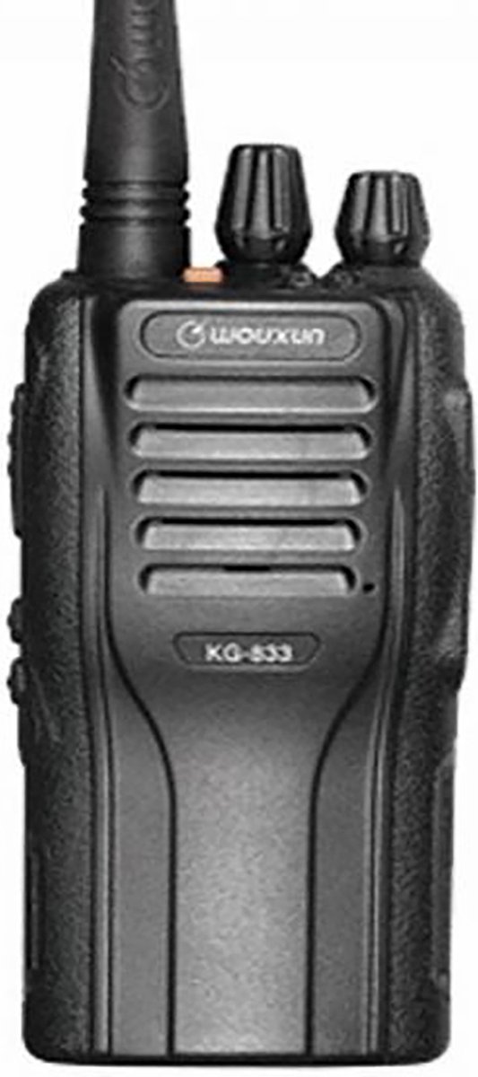 Set van 12 Wouxun KG-833 UHF IP55 5Watt met beveiliging oortje
