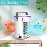 LiMa® - Mini Airconditioner - Lucht Koeler - Ventilator - Waterkoeling - Ventilator Airconditioning - Voor Kamer Kantoor Mobiele Draagbare Airconditioner - Voor Auto