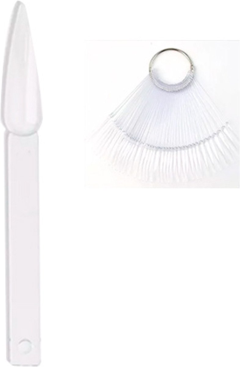 Goedkoopste Nail Swatches 50 colors Transparent