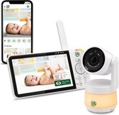 LF925HD Babyfoon met Camera - Video & Geluid - Baby Monitor met App - Nachtlampje - Rustgevende Geluiden - Temperatuursensor - Vochtigheidssensor - Nachtzicht
